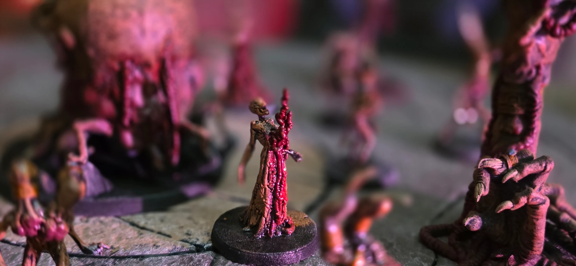 This is the Grasping Grove from Beastiarum Games part of their Anatomists faction. These were fun to paint and fun to reveal to my players .
