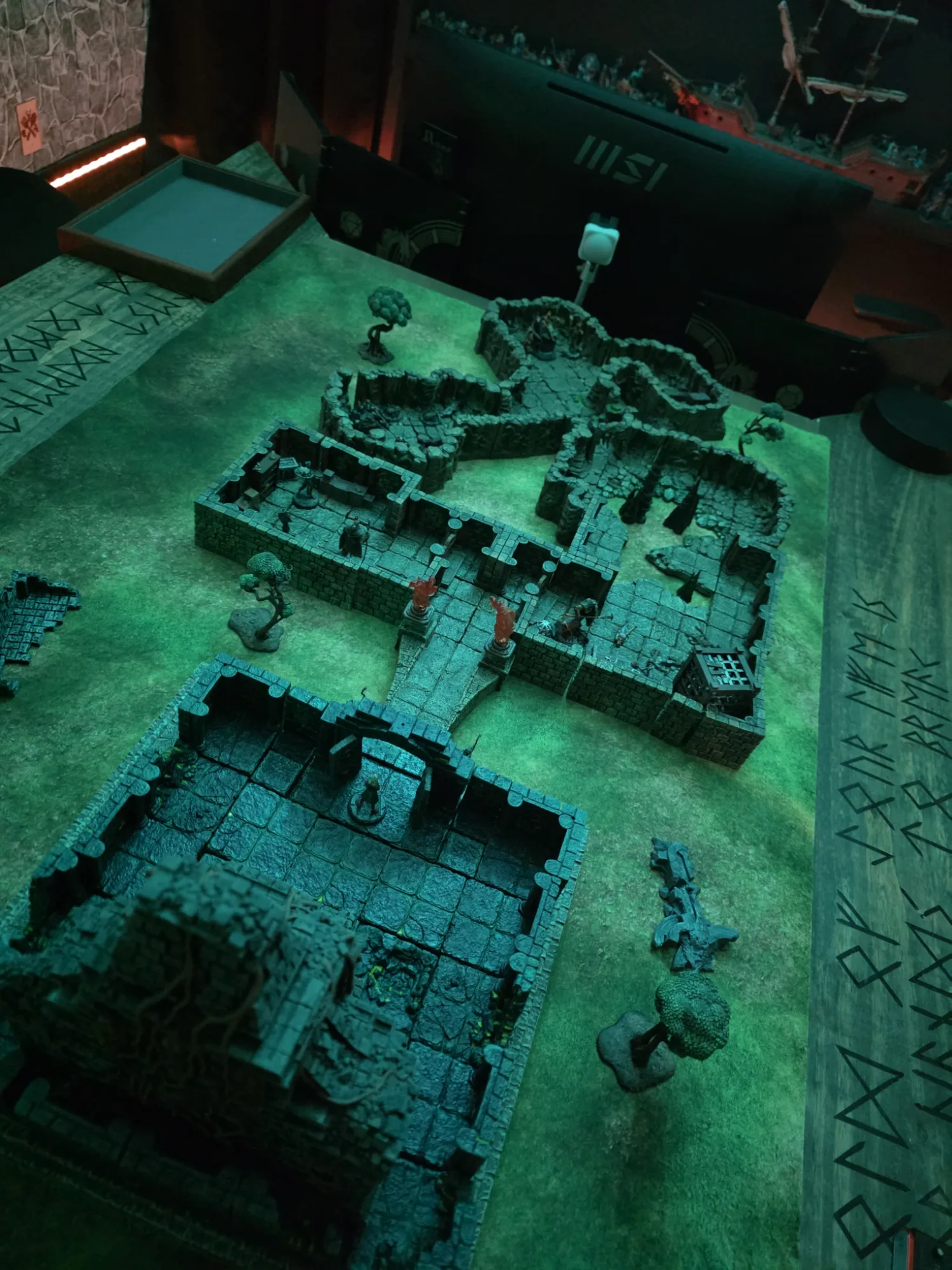 Mostly Dwarven forge with some 3d printed scatter .